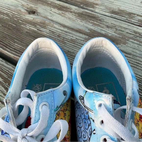 VANS x One Piece Old Skool Devil Fruit Sneakers Shoes Blue Mens 5.5 Womens 8.5 - Picture 12 of 12